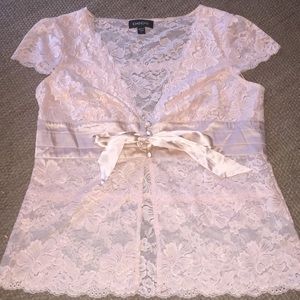 bebe Tops - Bebe boudoir lace feminine top bebe Tops - Bebe boudoir lace feminine top